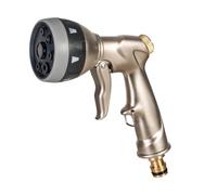 Cellfast brass - pistola de ducha multifuncional para jardín, pistola