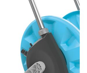 Cellfast carrete de mangueras compact, empuñadura de goma, resistente