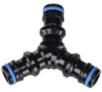 Cellfast Conector de Manguera Ergo™ para conexión Desmontable de Tres Extremos de mangueras, Uni FIT, 1/2",3/4",5/8", 53-205