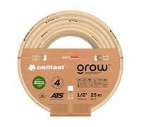 Cellfast Manguera de riego GROW – 4 capas ATS tricot trenzado, antialgas UV (1/2" 25 m)