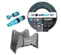 Cellfast Hobby ATS2 manguera 1/2 (inch) 25 m + soporte gris + aspersor