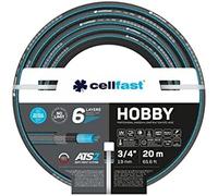Cellfast hobby manguera de jardín, duradera, flexible, 6 capas trenza