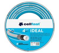 Cellfast Manguera de jardín IDEAL – 4 capas, trenzada, flexible y duradera – 30 m 1/2"