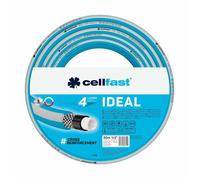 Cellfast Manguera de jardín IDEAL – 4 capas, trenzada, flexible y duradera – 30 m 1/2"