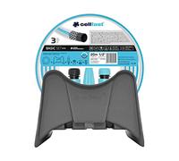 Cellfast Set de riego Basic – manguera 12 mm x 20 m, soporte colgador y conectores