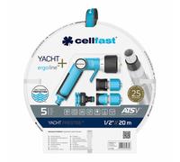 Cellfast Kit manguera yacht de 20 m, ø12,5 mm, ½ pulg, blanco