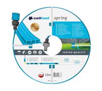CELLFAST Manguera De Difusión De 3 Conductos con Juego De Puntas Riego Parejo Resistente A Los Rayos UV 15 Metros Spring