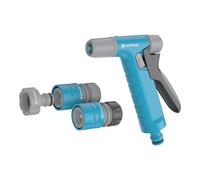 Cellfast Pistola De Riego Set Aspersor De Césped para Césped Flores Plantas Conexión Rápida Conexión Hydron Ideal 1/2" - 5/8"