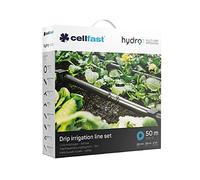 Cellfast Sistema de riego por goteo Hydro™ 19-060, resistente a los rayos UV y a los productos químicos, manguera de 50 m