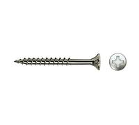 Celo 94550Vloxp - Tornillo para Madera Velox Rosca Parcial Cabeza Avellanada Impronta Pz Diámetro 4,5X50/30 Mm, Cincado, 250 Unidades