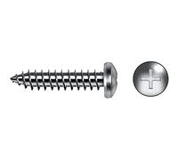 Celo Tornillo rosca chapa DIN 7981 cabeza alomada impronta PH 4,8x16 mm cincado 250 unidades