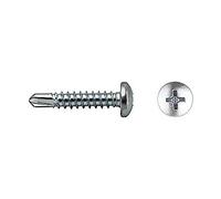 Celo 948387504N - Tornillo Punta Broca Din 7504N Cabeza Alomada Impronta Ph Diámetro 4,8X38 Mm, Cincado, 500 Unidades
