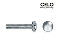 Celo 95107985 - tornillo rosca metrica alomado philips din 7985 m5x10