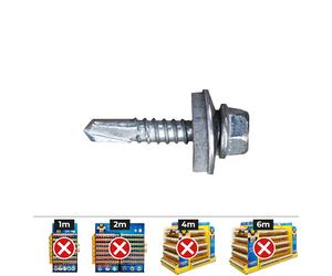 Celo 963327301 - tornillo punta broca din 7301 cabeza hexagonal diáme