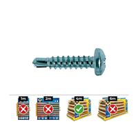 Celo Din 7504n Caja 250 unid. Tornillo punta broca alomada ø5,5x25mm zincado Celo