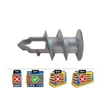 Celo Taco metálico placa yeso Ø4-5 x37mm DIN GKDZ (Caja 50 unid)