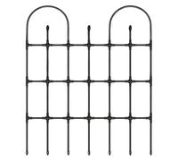 Celosía de jardín enrejado metálico vertical para el crecimiento | para enredaderas para jardín balcón tomates flores vid clemátide pepino