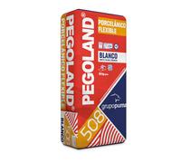 Cemento cola pegoland porcelánico flexible blanco 25 kg