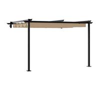 Cenador 300 X 300 X 200 Cm Topo Poliéster Vidaxl