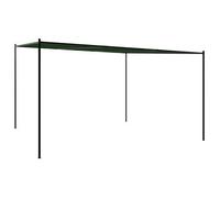 vidaXL Cenador 4 x 3,98 x 2,67 m Verde Poliéster y Acero
