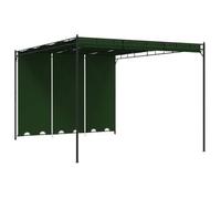 Cenador Poliéster y Acero Gazebo exterior Pabellón de jardín para Patio vidaXL Verde