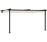 Cenador 400 x 300 x 200 cm Crema Poliéster