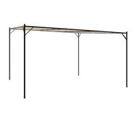 Cenador Acero Y Tela Beige 4x4 M 180 G/m² Vidaxl