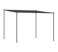 Cenador Acero Y Tela Gris Antracita 3x3 M 180 G/m² Vidaxl