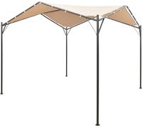Cenador carpa 3x3 m de acero beige