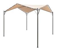 Cenador Carpa 3x3 M De Acero Beige Vidaxl