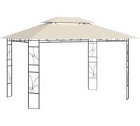 Cenador color crema 4x3x2,7 m 160 g/m²