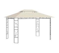 Cenador Color Crema 4x3x2,7 M 160 G/m² Vidaxl