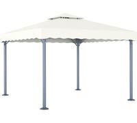 Cenador color crema aluminio 300x300 cm