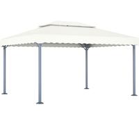 Cenador color crema aluminio 400x300 cm