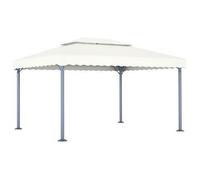 Cenador Color Crema Aluminio 400x300 Cm Vidaxl
