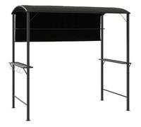 Cenador Con Tejado Gris Antracita 220x110x200 Cm Vidaxl