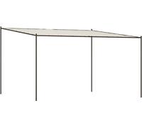 Cenador de acero y tela blanco 4x4 180 g/m²