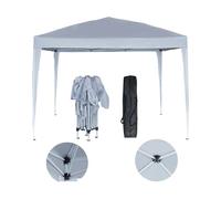 Cenador de jardín plegable "svetlana 4" - 12 m² - 3 x 4 m - blanco