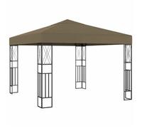 vidaXL Cenador de Tela Taupé 3x3 m Pérgola Jardín Patio Toldo Tienda Color Taupé, Crema, Antracita y mas