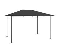 vidaXL Cenador gris antracita 384x281x270 cm 180 g/m²