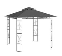 Cenador Gris Antracita 3x3x2,7 M 160 G/m² Vidaxl
