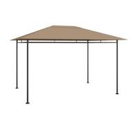 Cenador Gris Taupé 384x281x270 Cm 180 G/m² Vidaxl