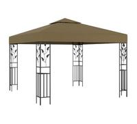 Cenador Gris Taupe 3x3 M 180 G/m² Vidaxl
