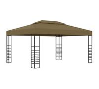 Cenador Gris Taupe 3x4 M 180 G/m² Vidaxl