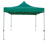 Cenador Plegable Ajustable en Altura, 300x300x220/320 Cm, Verde
