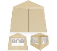 Cenador plegable Capri Beige 3x3m incl 4 paredes laterales