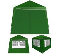 Cenador plegable Capri verde 3x3m incl 4 paredes laterales
