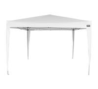 Cenador Plegable con Altura Ajustable, 300x300x240/250 Cm, Blanco