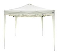 Cenador Plegable con Altura Ajustable, 300x300x240-250 Cm, Blanco