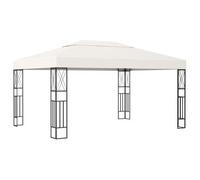 Cenador Tela Color Crema 3x4 M Vidaxl